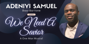 We Need A Savior Flyer